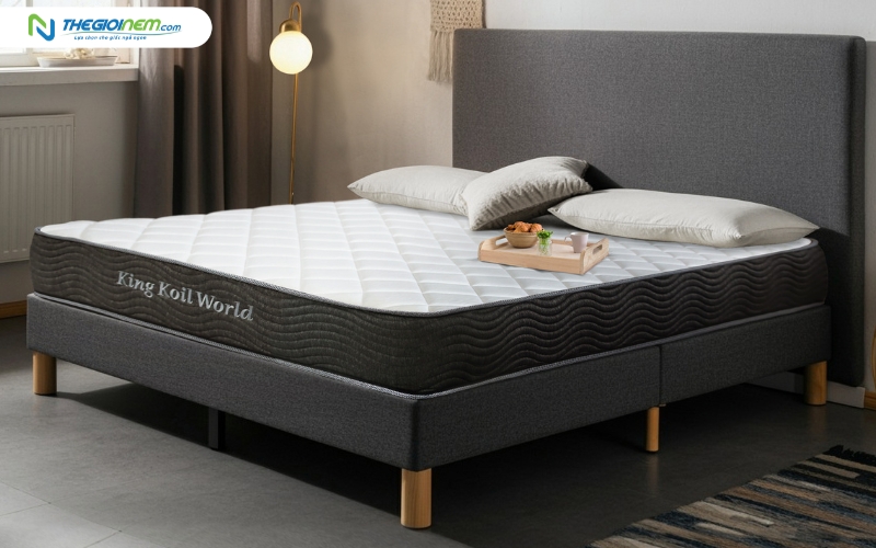 Nệm lò xo King Koil World - nệm co người đau lưng